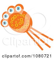 Clipart Orange Germ Doodle 3 Royalty Free Vector Illustration by Prawny