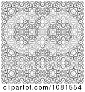 Clipart Seamless Black And White Background Pattern Design 2 Royalty Free Vector Illustration