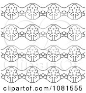 Clipart Seamless Black And White Real Estate Background Pattern Design Royalty Free Vector Illustration