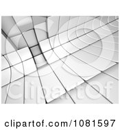 Poster, Art Print Of 3d Abstract Cubic Design Curve