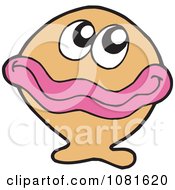 Clipart Happy Clam Royalty Free Vector Illustration