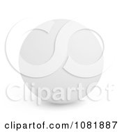 Clipart 3d Matte White Orb Royalty Free CGI Illustration by BNP Design Studio