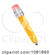 Clipart 3d Yellow Pencil Royalty Free CGI Illustration