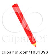 Clipart 3d Red Pencil Royalty Free CGI Illustration