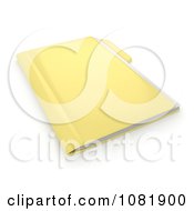 Clipart 3d Office Filing Folder 3 Royalty Free CGI Illustration