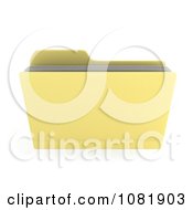 Clipart 3d Office Filing Folder 2 Royalty Free CGI Illustration