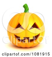 Poster, Art Print Of 3d Halloween Jackolantern