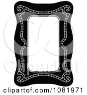 Poster, Art Print Of Black And White Frame Border With Copyspace 18