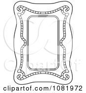 Poster, Art Print Of Black And White Frame Border With Copyspace 17