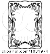 Poster, Art Print Of Black And White Frame Border With Copyspace 6