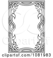 Poster, Art Print Of Black And White Frame Border With Copyspace 14