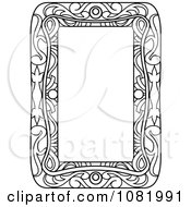 Poster, Art Print Of Black And White Frame Border With Copyspace 3