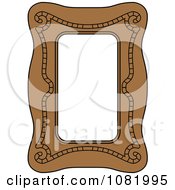Poster, Art Print Of Brown Frame Border With Copyspace 2