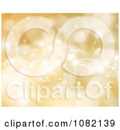 Clipart Golden Smoke And Sparkly Christmas Background Royalty Free CGI Illustration