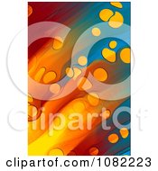 Poster, Art Print Of Colorful Background With Streaks And Circles