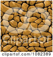 Clipart Brown Cobblestone Background Royalty Free Vector Illustration