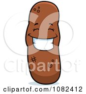 Clipart Happy Turd Character Royalty Free Vector Illustration