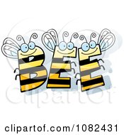 Poster, Art Print Of Bee Letters