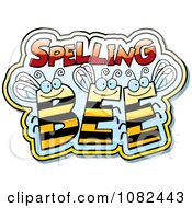 Clipart Spelling Bees Royalty Free Vector Illustration
