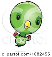 Poster, Art Print Of Cute Baby Parrot Flying