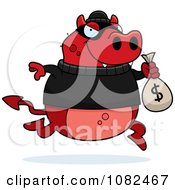 Poster, Art Print Of Devil Robbing A Bank