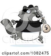 Poster, Art Print Of Raccoon Robbing A Bank