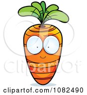 Clipart Carrot Character Royalty Free Vector Illustration
