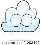Clipart Cloud Character Royalty Free Vector Illustration by Cory Thoman