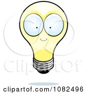 Poster, Art Print Of Yellow Lightbulb Character