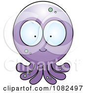 Clipart Octopus Character Royalty Free Vector Illustration