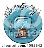 Clipart Internet Cafe Blog Icon Royalty Free Vector Illustration by BNP Design Studio