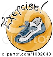 Poster, Art Print Of Exercise Sneaker Fitness Blog Icon