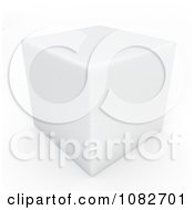 Clipart 3d Blank White Cube Package Royalty Free CGI Illustration