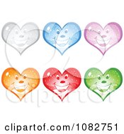 Poster, Art Print Of Colorful Happy Snow Globe Hearts