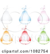 Poster, Art Print Of Colorful Snow Globe Pears