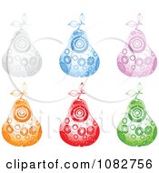 Poster, Art Print Of Colorful Sparkly Circle Pears