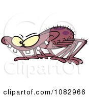 Clipart Toothy Spider Royalty Free Vector Illustration