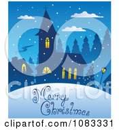Poster, Art Print Of Merry Christmas Church Greeting