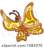 Poster, Art Print Of Yellow And Orange Butterfly