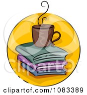 Poster, Art Print Of Coffee And Books Icon