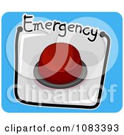 Poster, Art Print Of Emergency Push Button Icon