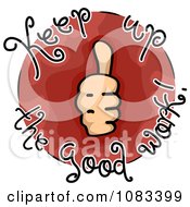 Poster, Art Print Of Thumbs Up Keep Up The Good Work Icon