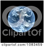Poster, Art Print Of 3d Planet Earth Over Black