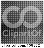 Poster, Art Print Of Textured Metal Mesh Silver Background