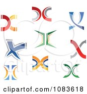 Poster, Art Print Of Letter X Logos