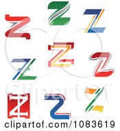 Clipart Letter Z Logos Royalty Free Vector Illustration