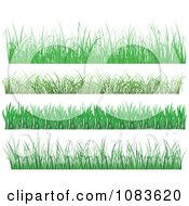 Clipart Grassy Border Elements Royalty Free Vector Illustration