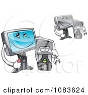 Poster, Art Print Of Computer Repair Technician Characters