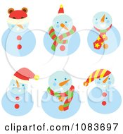 Poster, Art Print Of Snowman With Different Accessories