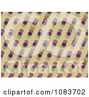 Poster, Art Print Of Seamless Retro Circle Diagonal Pattern Background